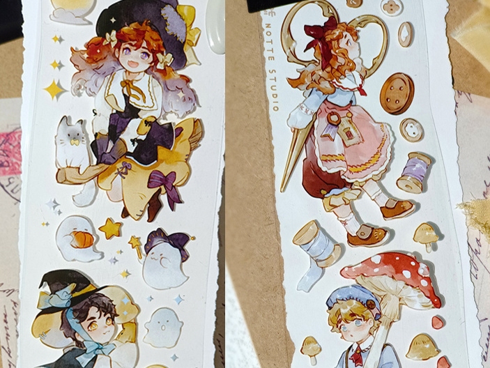 Notte Studio Washi Tape Sample - Story