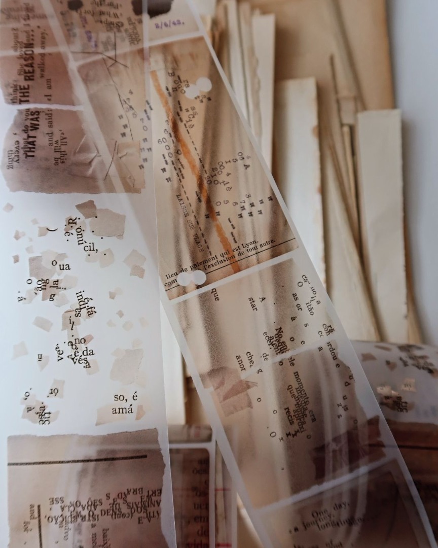 Plus Minus Matte PET Tape - Words