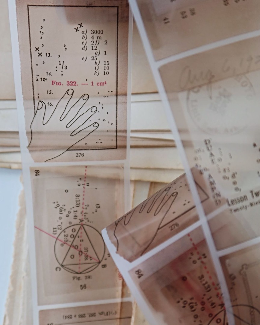 Plus Minus Matte PET Tape - Words