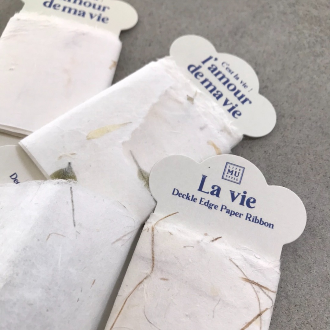 MU La Vie Deckle Edge Paper Ribbon