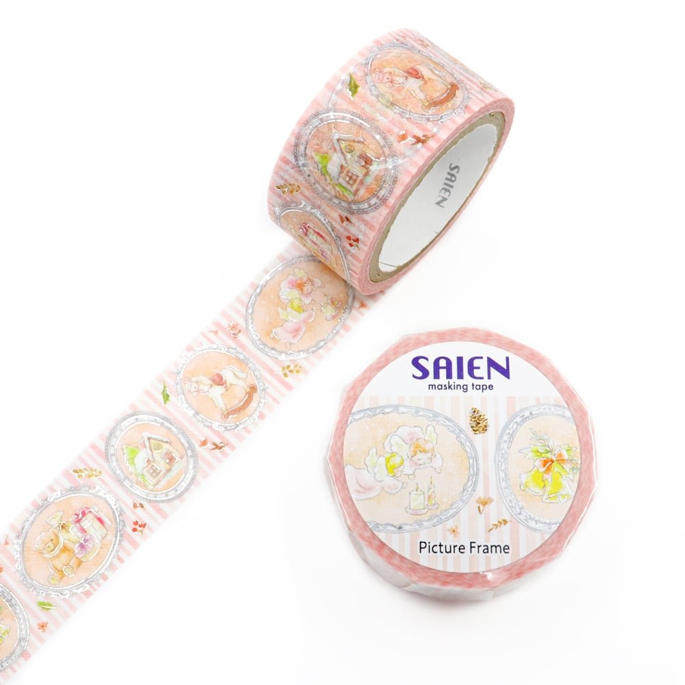 Saien Christmas Washi Tape - Picture Frame