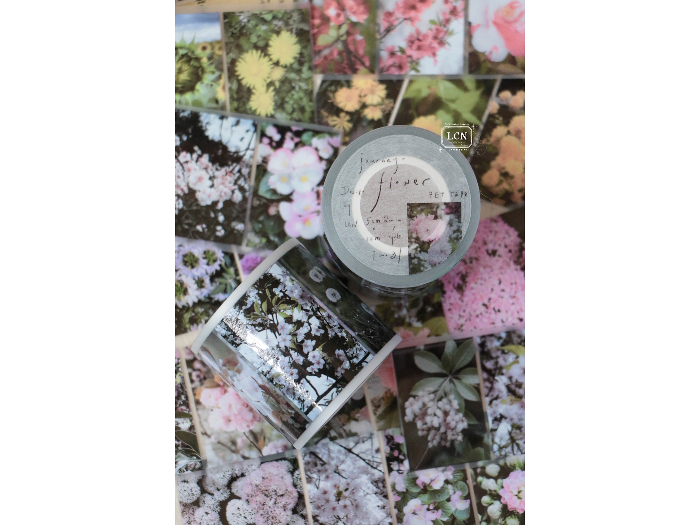 LCN Matte PET Tape Journey - Flower