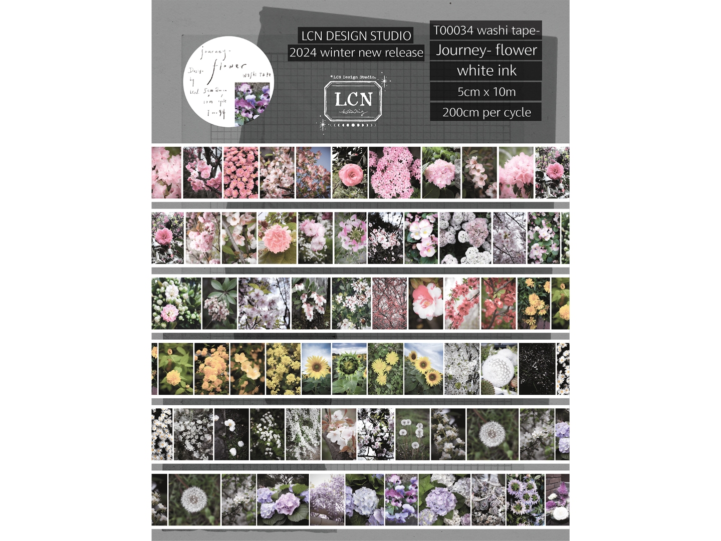 LCN Washi Tape Journey - Flower