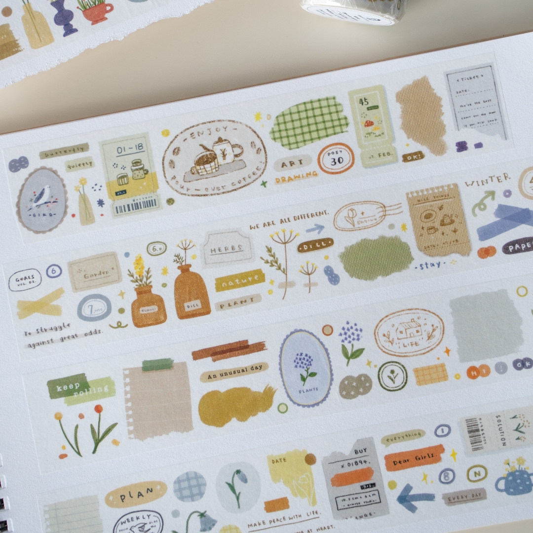 Orange Studio Washi Tape - Retro