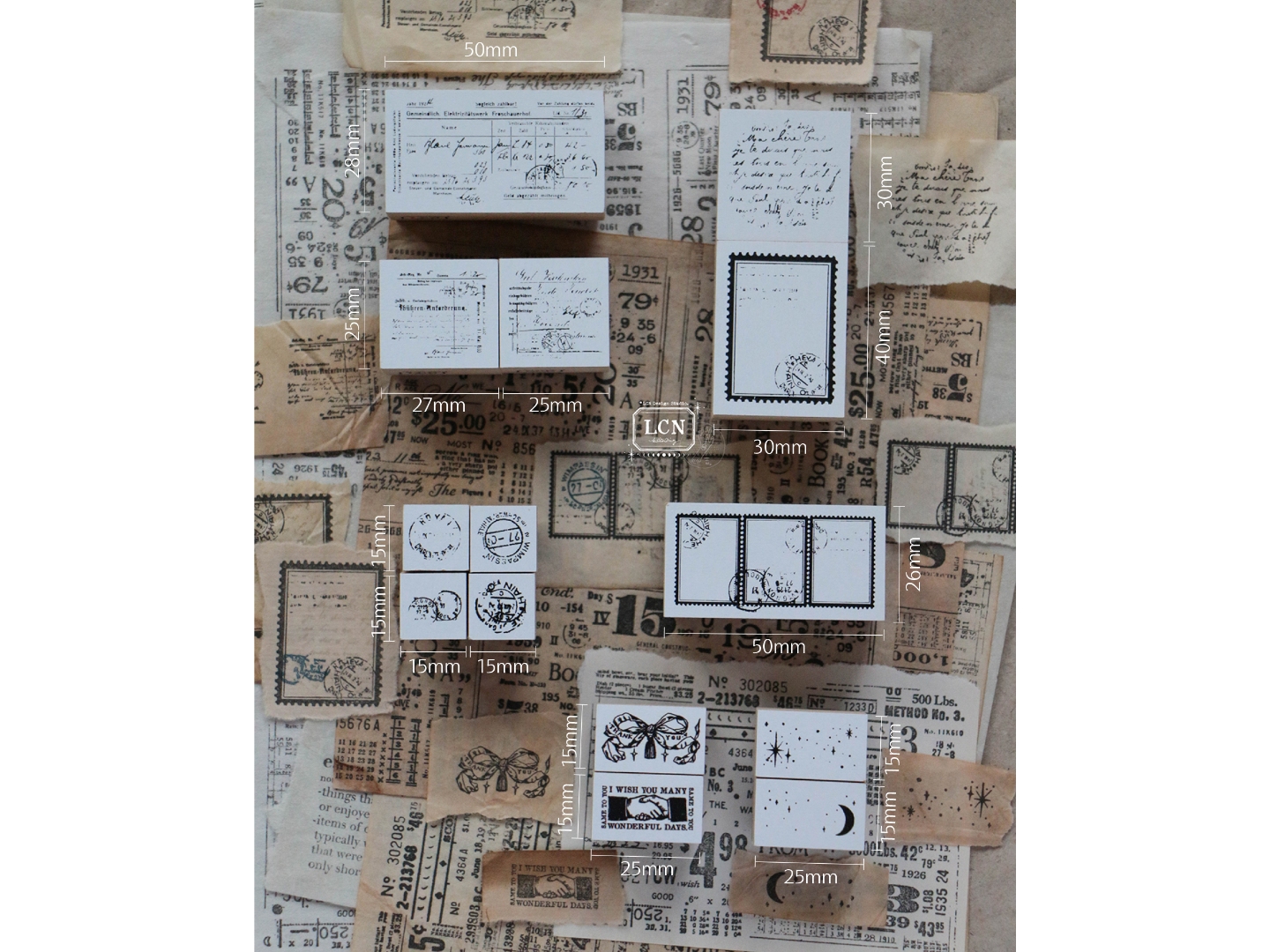 LCN Rubber Stamp Set - In The Sky