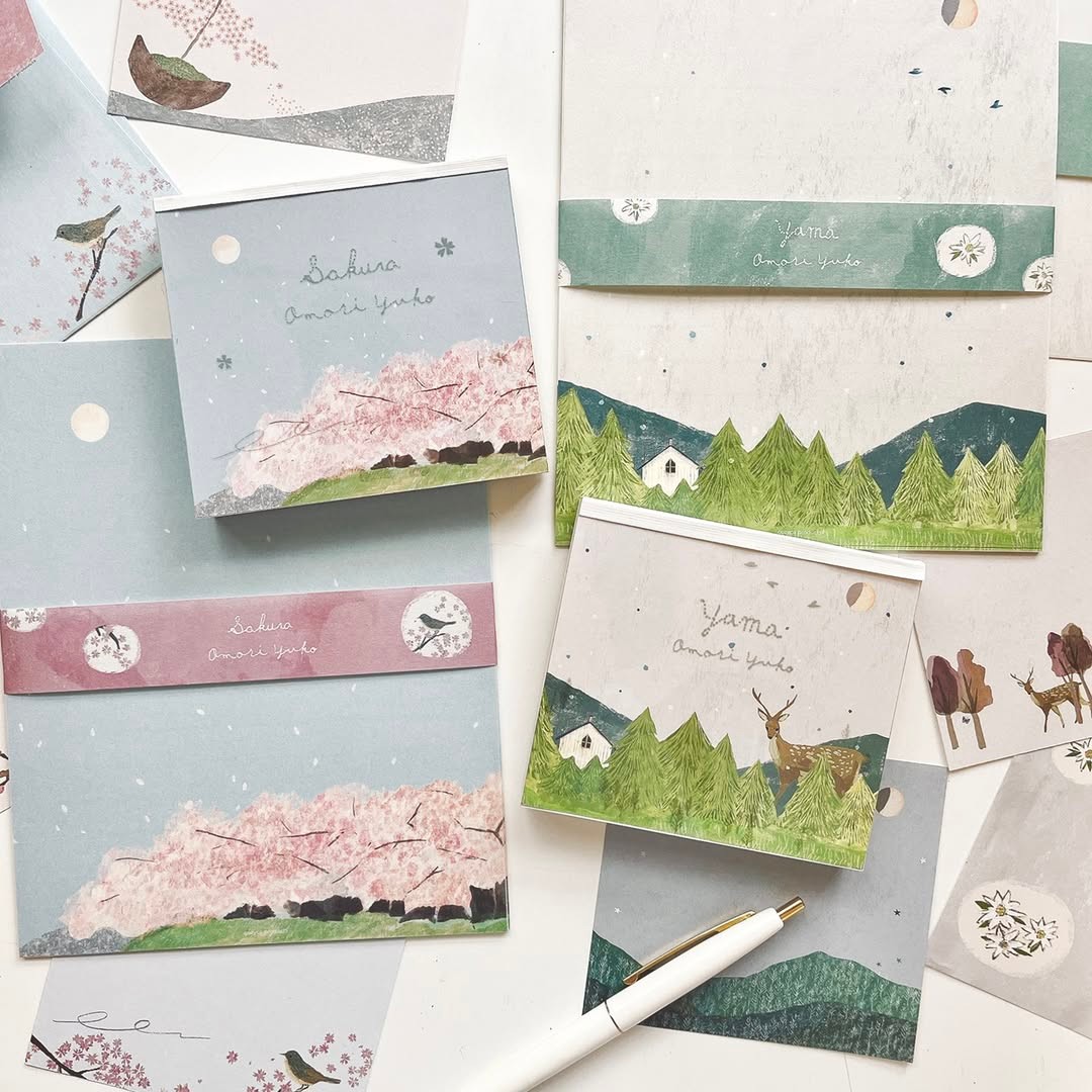 Cozyca x Omori Yuko Memo Pad - Sakura