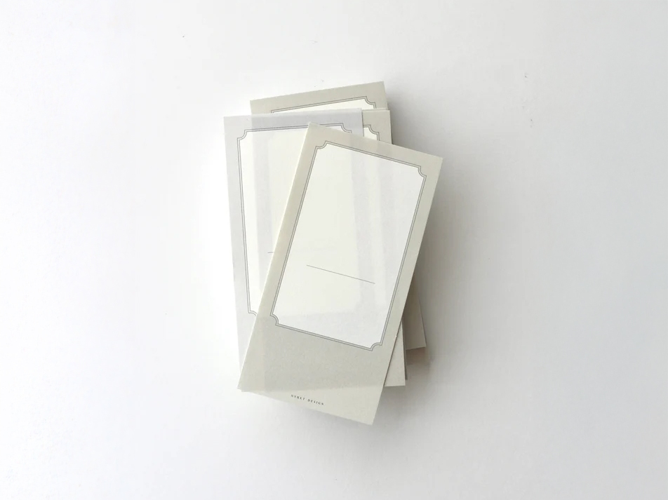Nyret Frame Memo Pad - Grey And Dusty Pink