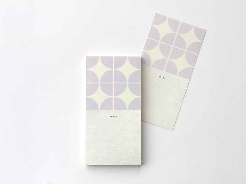 Nyret Frame Memo Pad - Purple And Peach