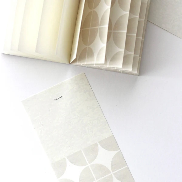 Nyret Frame Memo Pad - Purple And Peach