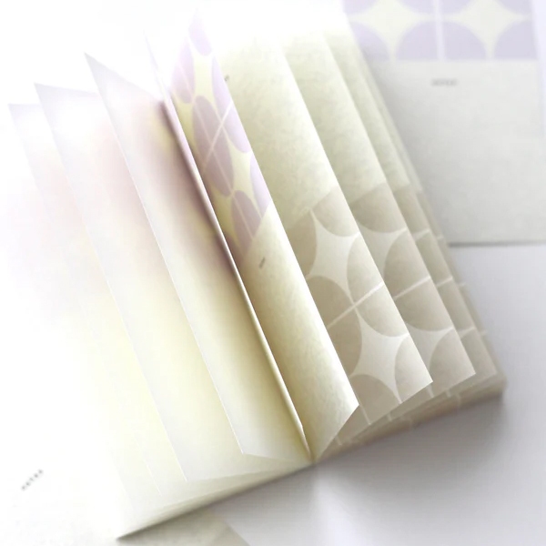 Nyret Frame Memo Pad - Purple And Peach