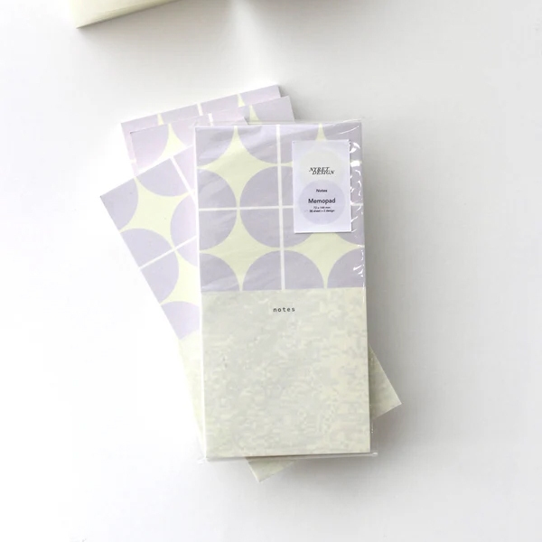 Nyret Frame Memo Pad - Purple And Peach