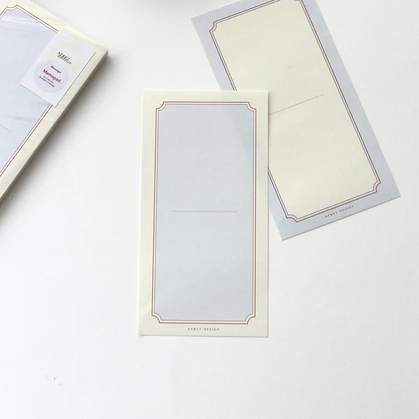 Nyret Frame Memo Pad - Blue And Yellow