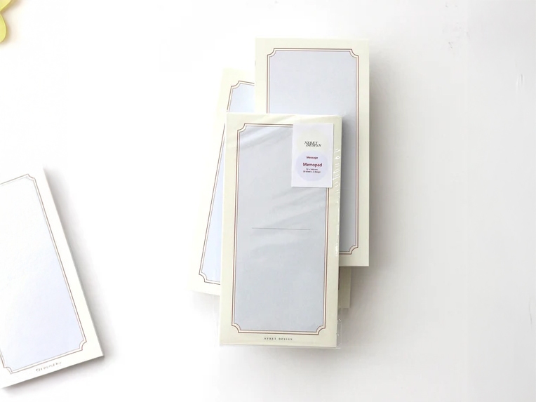 Nyret Frame Memo Pad - Blue And Yellow