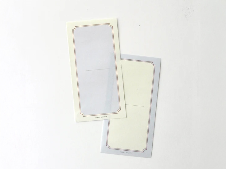 Nyret Frame Memo Pad - Blue And Yellow