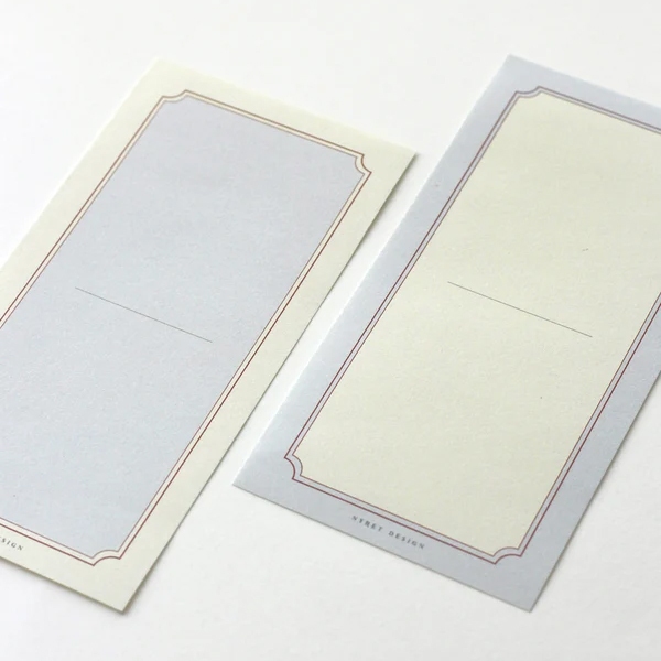 Nyret Frame Memo Pad - Blue And Yellow