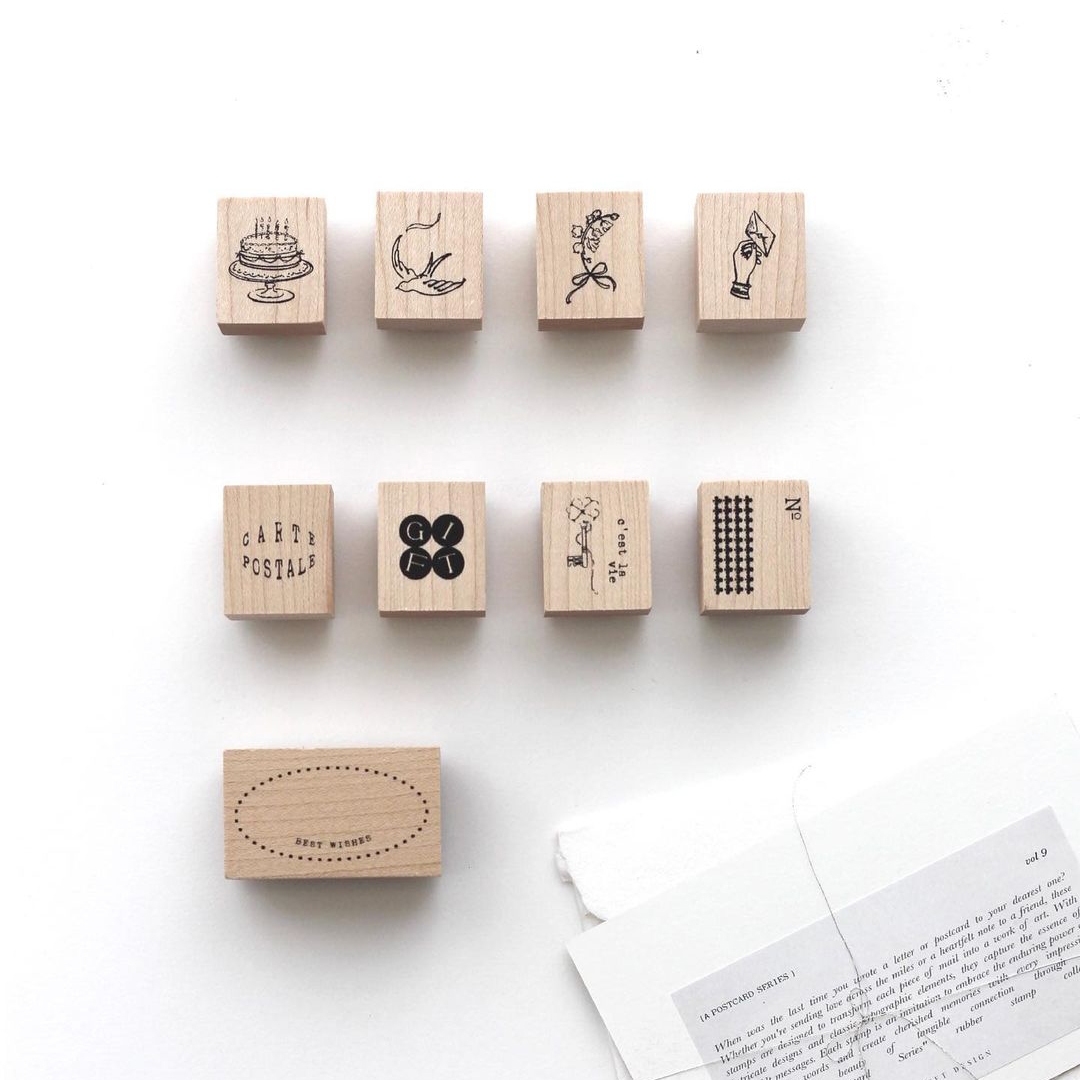 Nyret Rubber Stamp Vol.9 Postcard Series - Postal