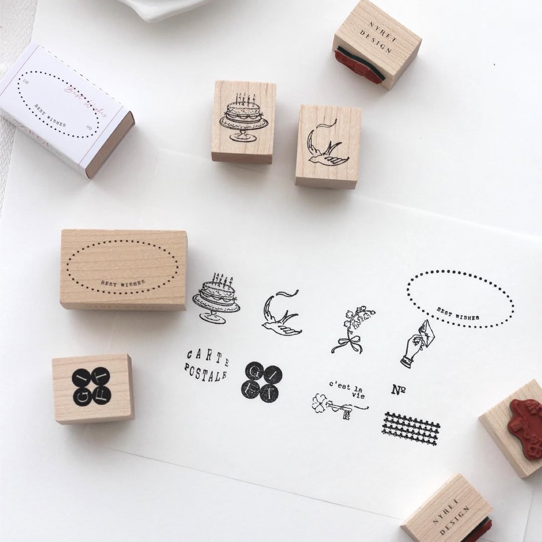 Nyret Rubber Stamp Vol.9 Postcard Series - Postal