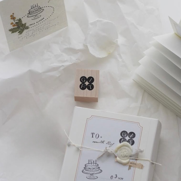 Nyret Rubber Stamp Vol.9 Postcard Series - Gift