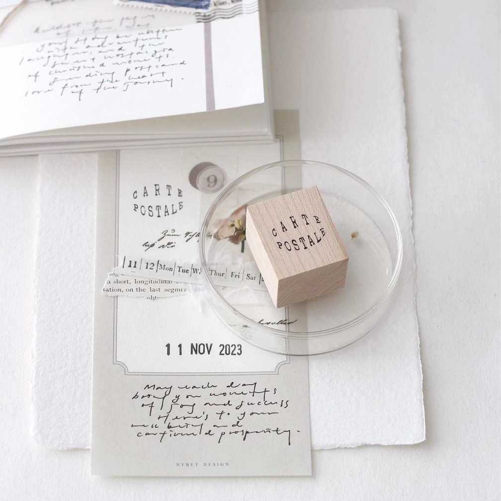Nyret Rubber Stamp Vol.9 Postcard Series - Postal