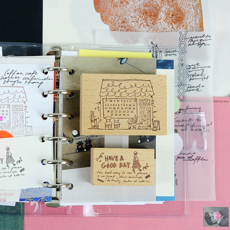 Kurukynki Rubber Stamp Journeying - Good Day