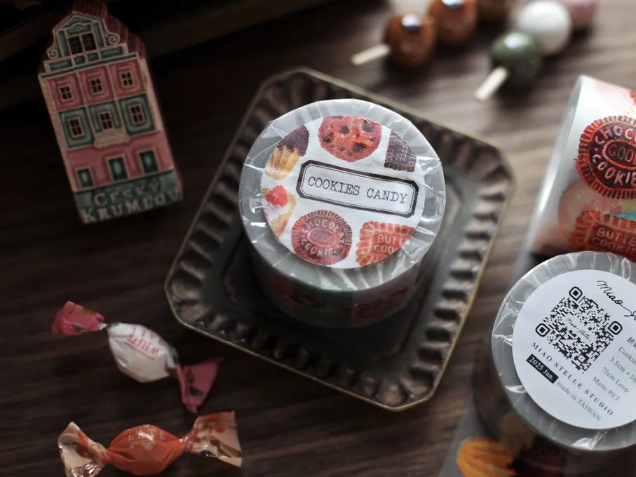Miao Stelle Matte PET Tape - Cookies Candy