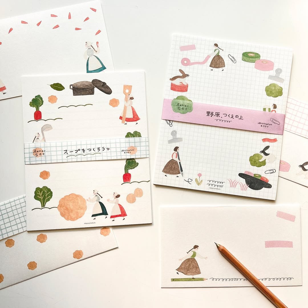 Cozyca x Necktie Letter Set - On The Desk