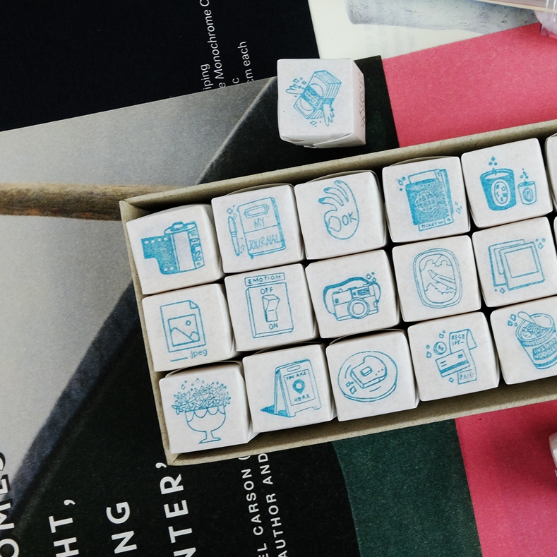 Kurukynki Rubber Stamps Day-To-Day - Mini Stamp A