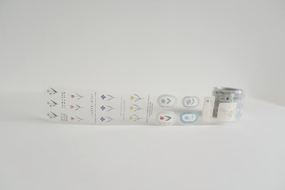 Yohaku Roll Stickers P009 - Garden