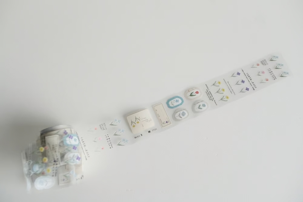 Yohaku Roll Stickers P009 - Garden