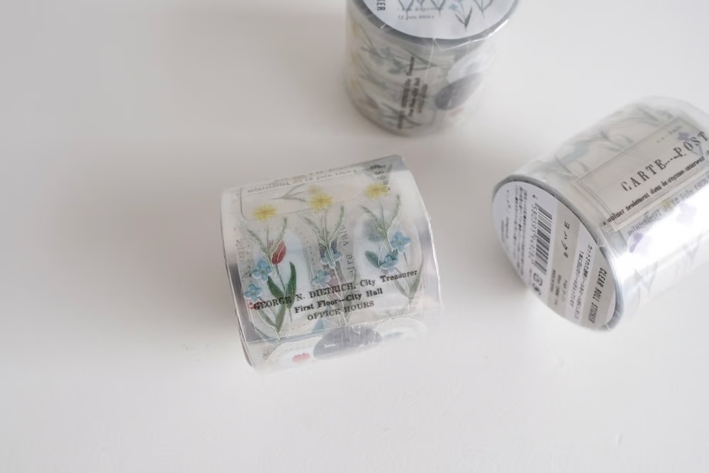 Yohaku Roll Stickers P009 - Garden