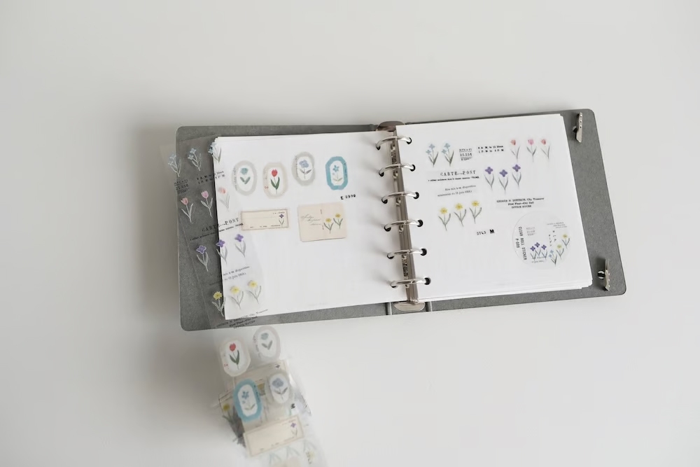 Yohaku Roll Stickers P009 - Garden