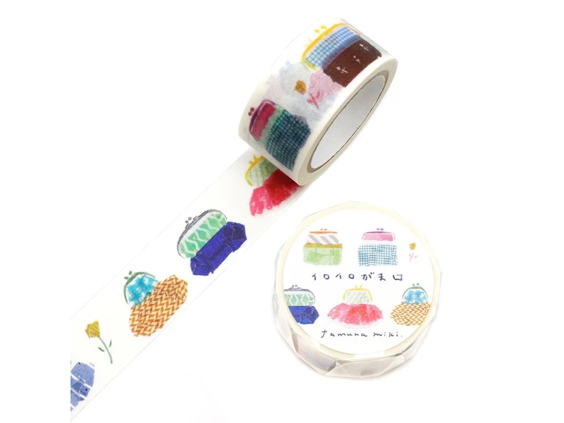 Saien x Miki Tamura Washi Tape - Gamaguchi
