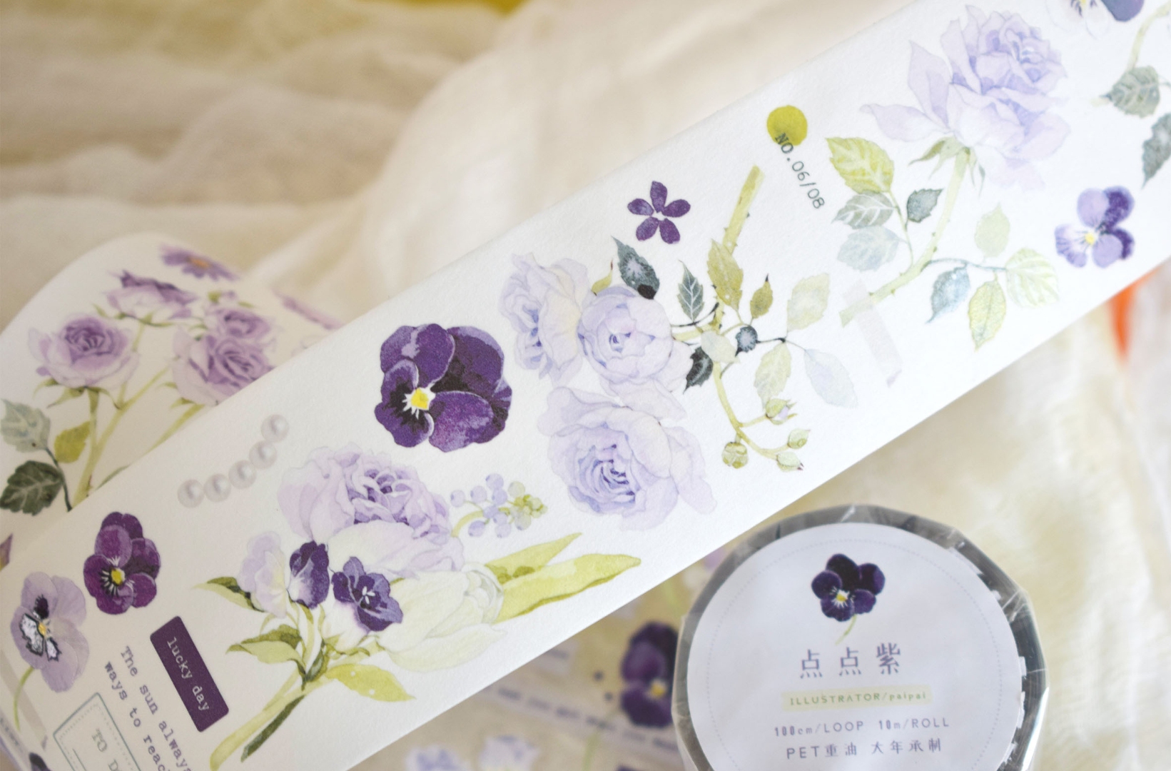 Wildberry Lab Tape - Dot Purple