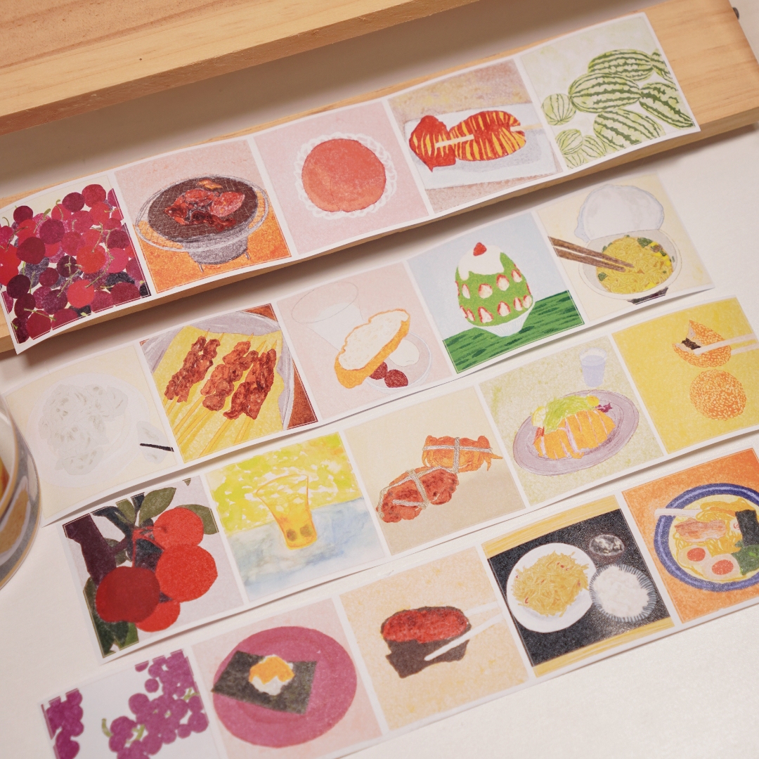 Wanle Studio Vol.10 Kiss-Cut Tape Stickers - Food