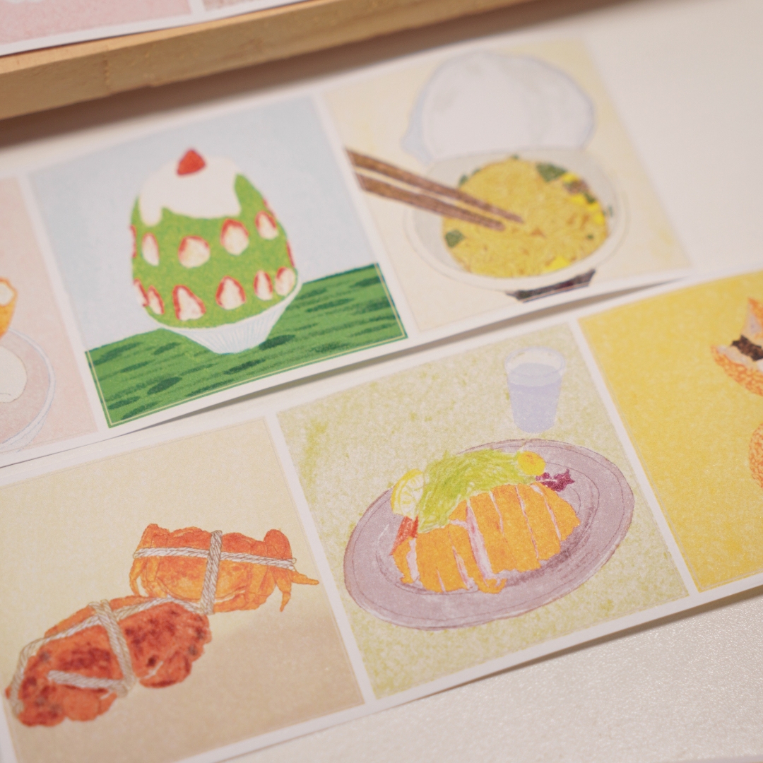 Wanle Studio Vol.10 Kiss-Cut Tape Stickers - Food
