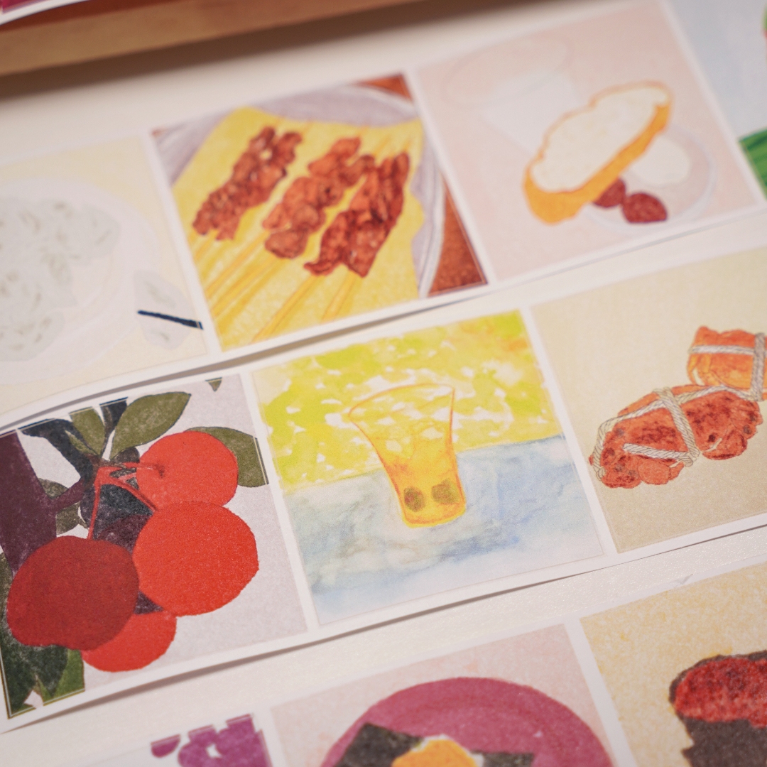 Wanle Studio Vol.10 Kiss-Cut Tape Stickers - Food