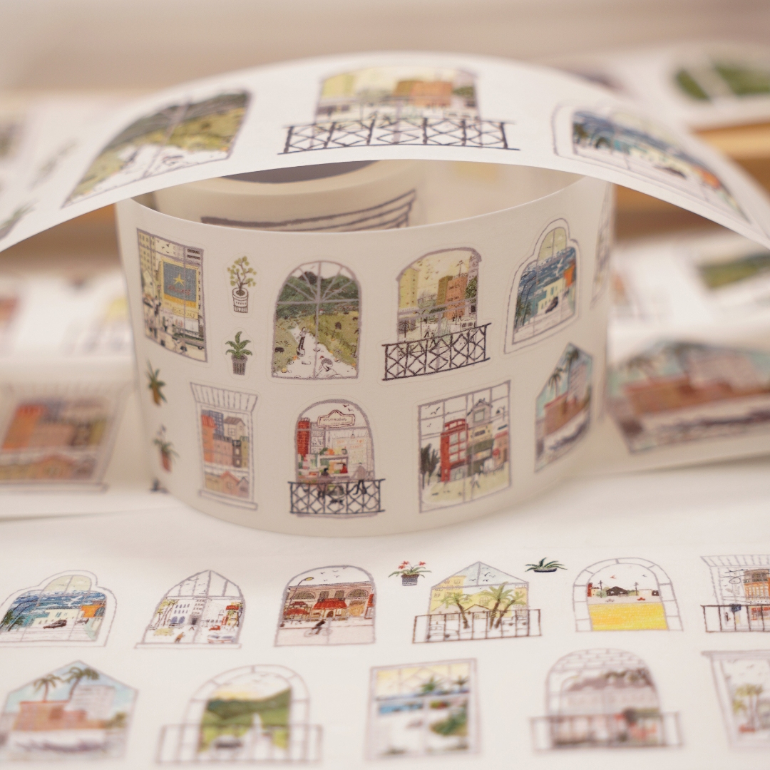 Wanle Studio Kiss-Cut Washi Tape - Beautiful View