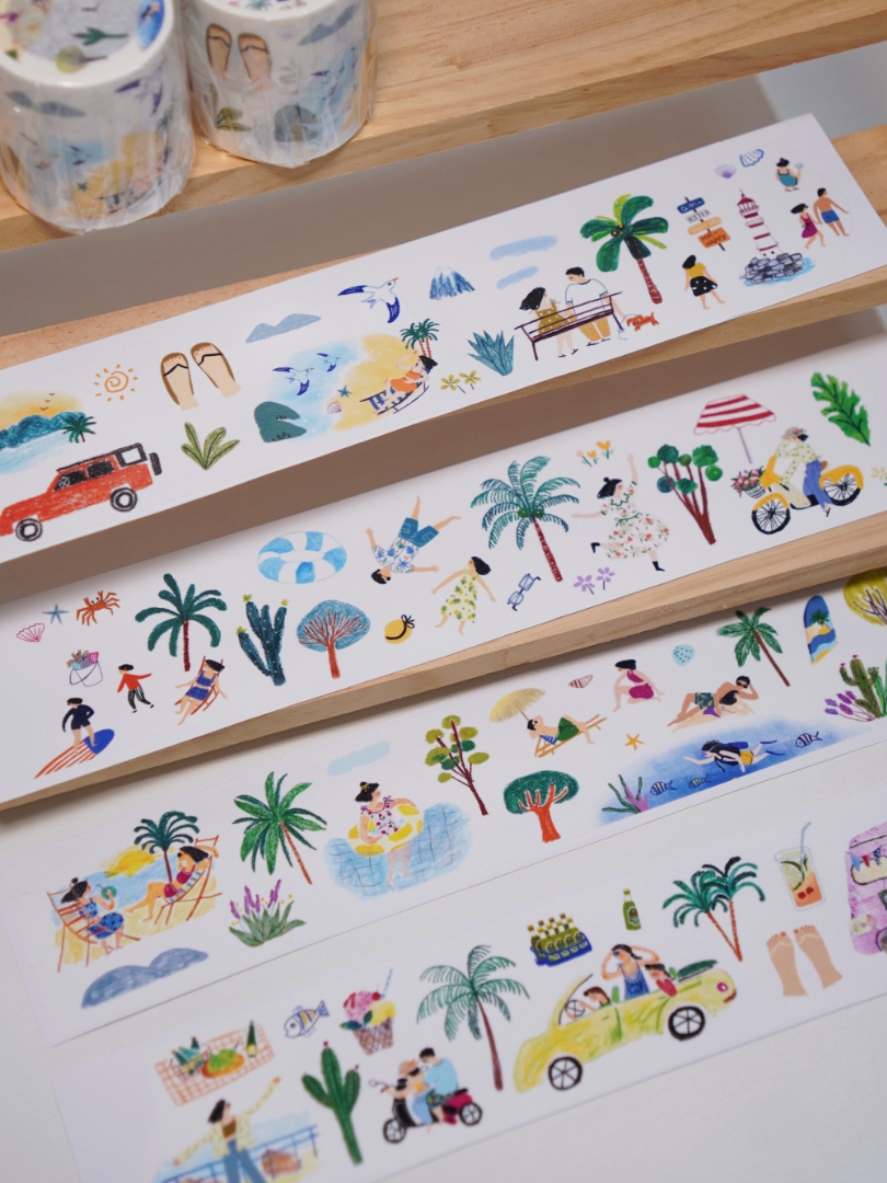 Wanle Studio Vol.9 Washi Tape - Summer Beach