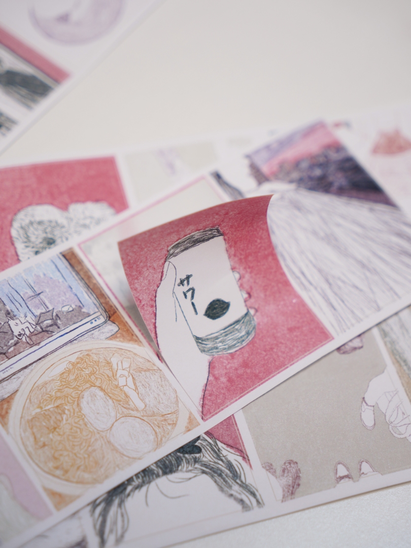 Wanle Studio Vol.9 Kiss-Cut Sticker Tape - Living Alone