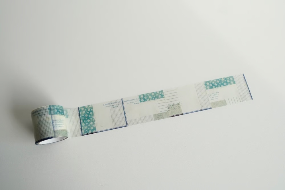 Yohaku Tracing Roll Sticky Note CHECK&STRIPE Winter Gift 2024 - YC-024