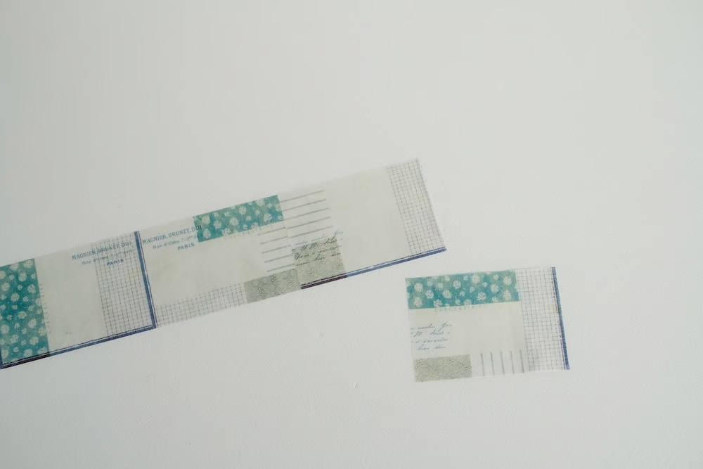 Yohaku Tracing Roll Sticky Note CHECK&STRIPE Winter Gift 2024 - YC-024