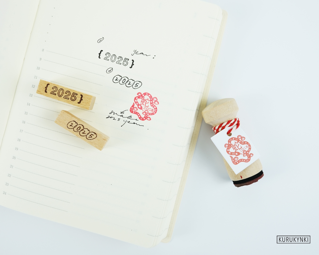 Kurukynki Rubber Stamp - Year 2025
