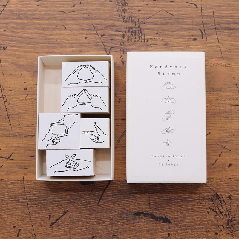 36 SUBLO x Hoshino Shiko Stamp Set Hand Mark