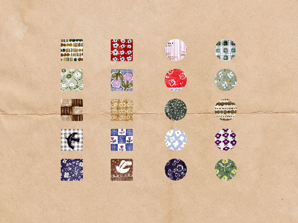 Pion Die-Cut Washi Tape - Coaster