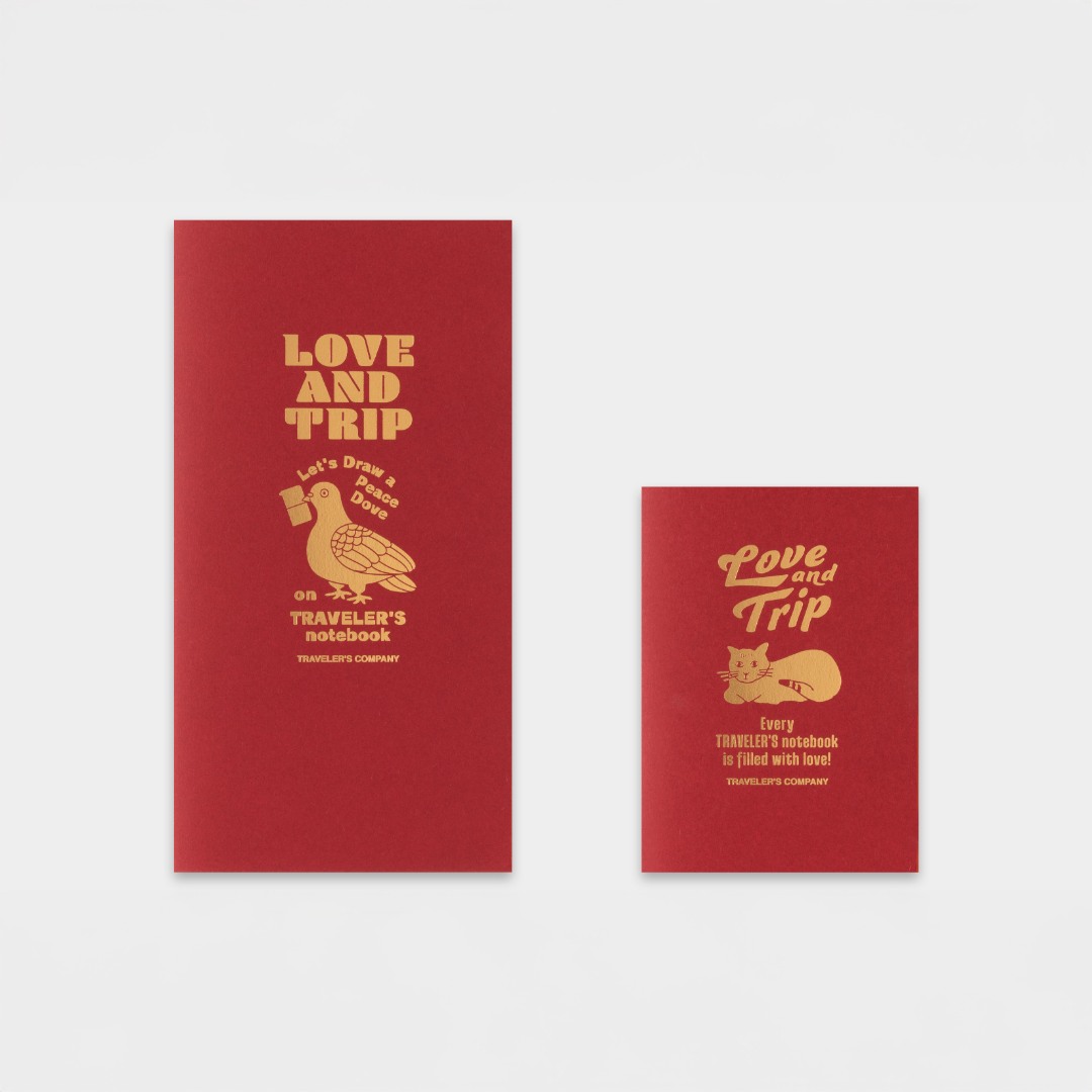 Traveler's Notebook Refill Limited Edition Standard Size - LOVE AND TRIP