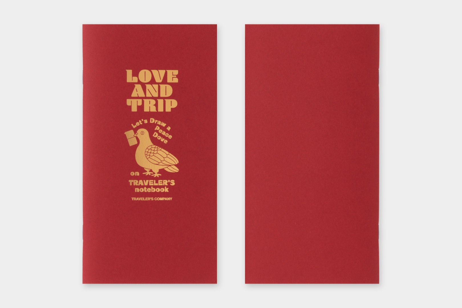 Traveler's Notebook Refill Limited Edition Standard Size - LOVE AND TRIP