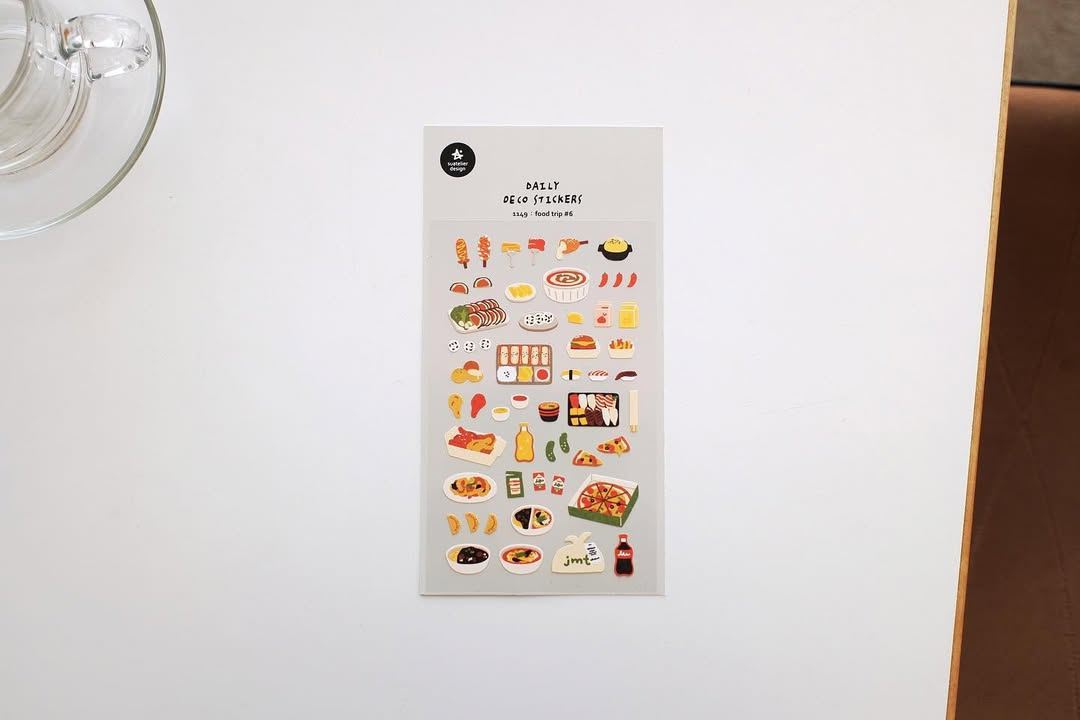 Suatelier Stickers 1149 - Food Trip 6