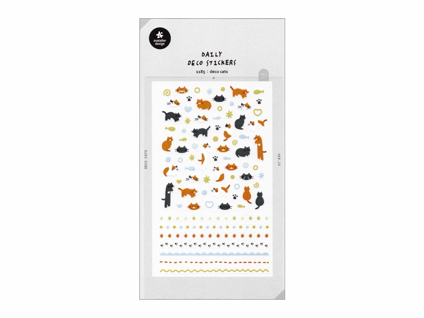 Suatelier Stickers 1185 - Deco Cats