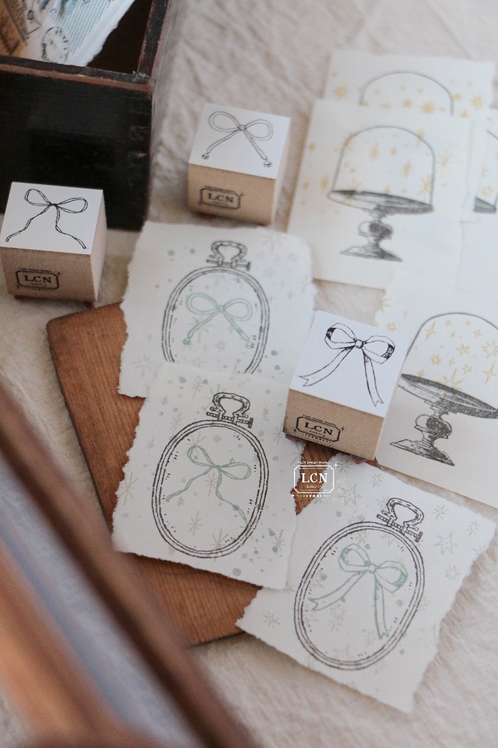 LCN Rubber Stamp Set - Bow