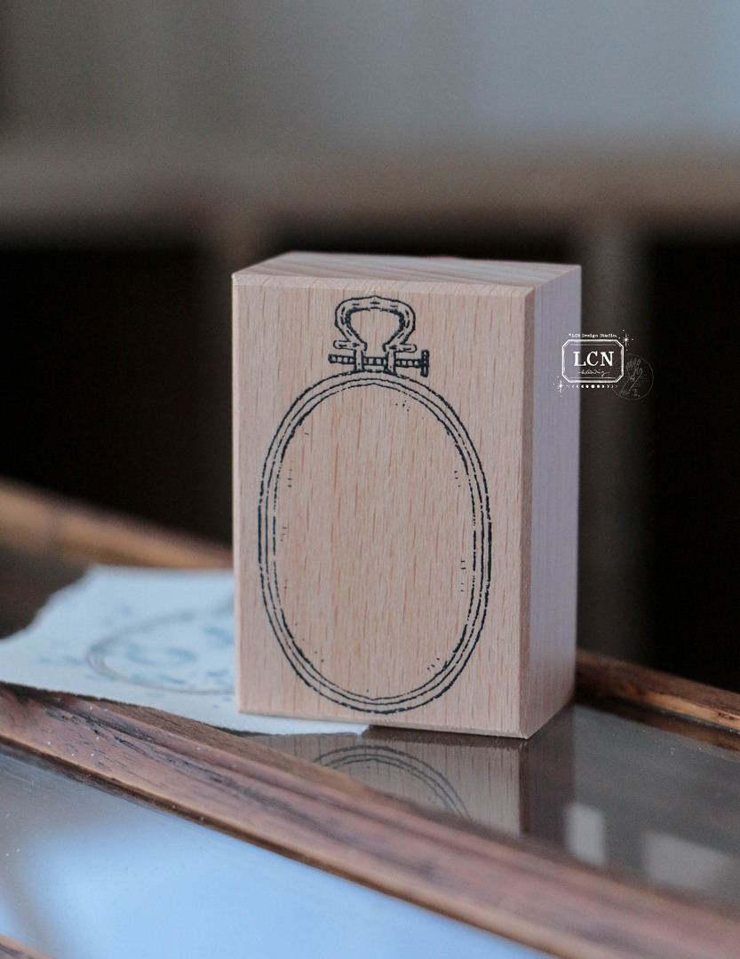LCN Rubber Stamp  - Embroidery Hoop